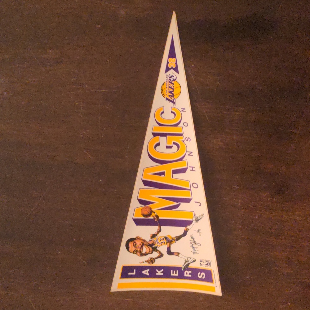 Vintage Magic Johnson Pendant Sticker